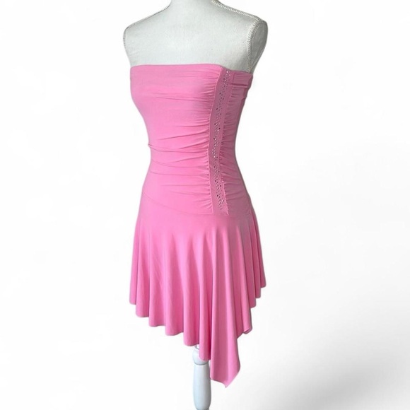 Vintage 90s Tube Top Strapless Dress - Picture 1 of 7
